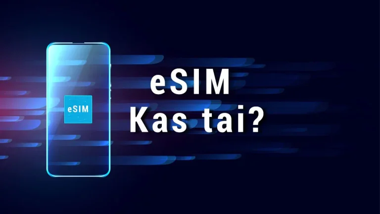 Kas yra eSIM kortelė, kaip ji veikia ir kaip ją aktyvuoti? (Išsamus gidas 2026)