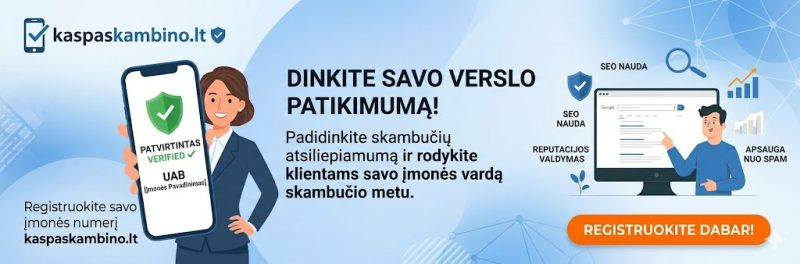 Imonių numerio registracija